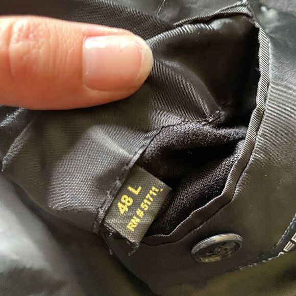 Chereskin Trench Coat Jacket Cashmere Blend Mens 48 L Professional Lined Long - Picture 12 of 15